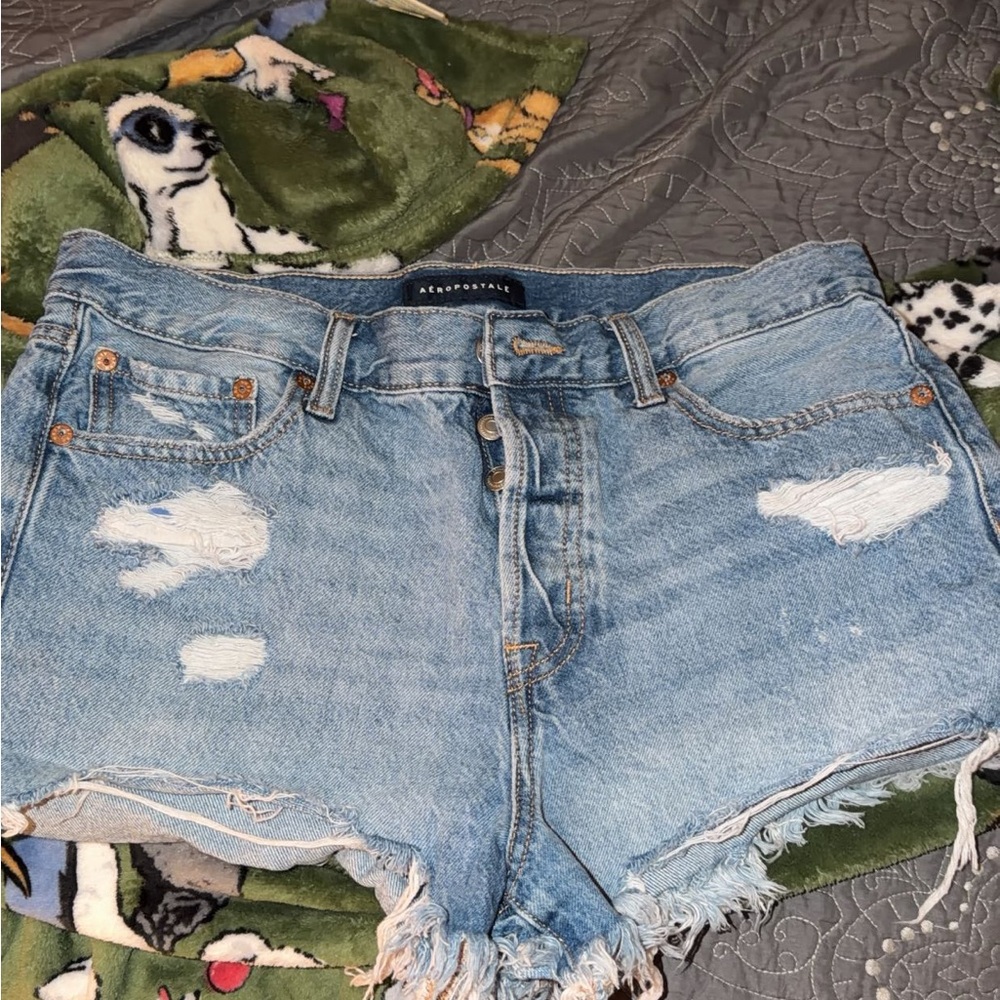 Aeropostale Denim Boyfriend Shorts